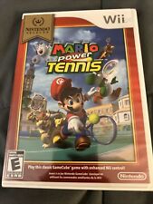 Mario Power Tennis New Play Control Top Cover box art for Wii
